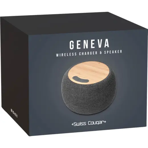 Swiss Cougar Geneva Wireless Charger & Bluetooth Speaker Gift Box
